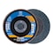 Pferd 4-1/2" x 7/8" A.H. POLIFAN Flap Disc - Z PSF STEELOX, Zirconia, 120 Grit, Conical 62055 - alternate 1